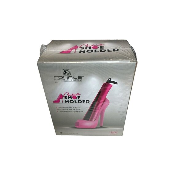 Hair Straightner Holder Sexy Cinderella Pink Heel Royal Genius NEW - Picture 5 of 7
